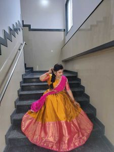 New Yellow &amp; Pink Lehenga Choli