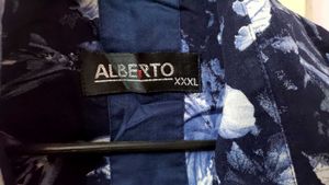 Alberto Floral Print Casual Shirt - 44 Relaxed fit