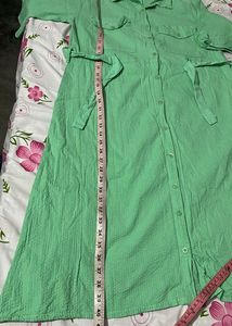 women’s Light Green Shirt Dress