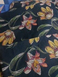 Floral Print Dress Material