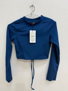 Shein Royal Blue Activewear Top