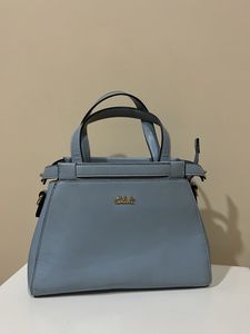Elegant Light Blue Handbag
