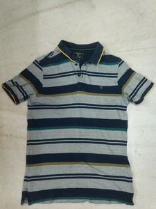 Men's Striped Polo Shirt