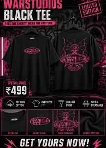 Warstudios Black Tee - Limited Edition