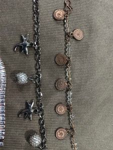 Set of 3 Charm Bracelets