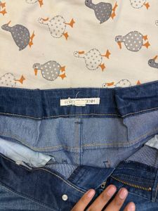 Blue y2k mini Denim Shorts