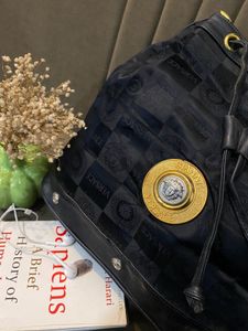 Versace Black Bucket Bag