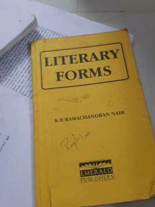 English Literature Notes Literary Forms