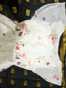 Floral White Dress