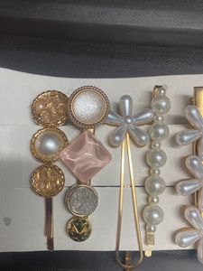 korean hair clips set of 7