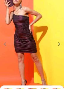 Glitter Megenta Dress