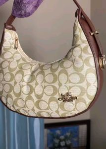 Coach Hobo Bag Monogram Canvas