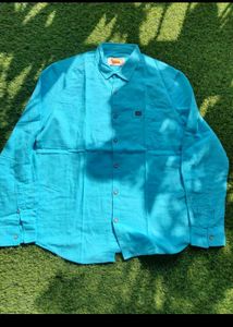 The Indian Garage Co. Blue Casual Shirt