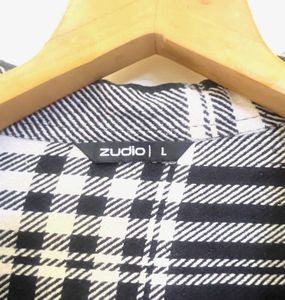 Stylish Plaid Cropped Shirt