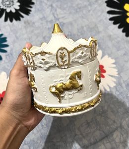 Vintage Carousel Trinket Box