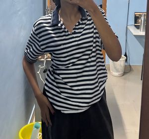 Striped Polo T-Shirt