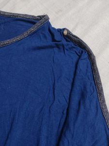 Blue Casual T-Shirt