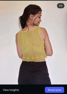 crochet crop top