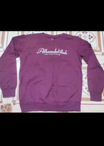 Maroon Graphic Sweatshirt