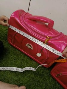 Pink Cosmetic/Toiletry Bags (Set of 2)
