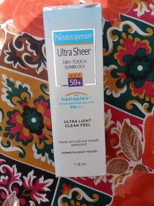 Neutrogena Ultra Sheer Dry-Touch Sunblock SPF 50+