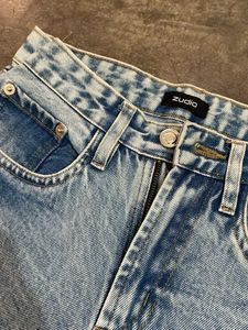 Vintage Wash Denim Shorts