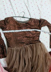 Elegant Sequin &amp; Tulle Gown