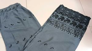 combo set of three plazo. free size with elastic