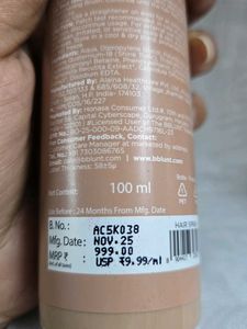 Belunt X Tarini Hair Spray