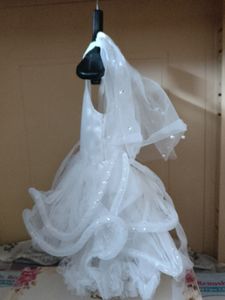 Elegant White Tulle Dress