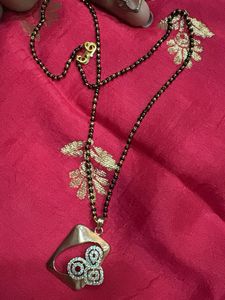 Elegant Mangalsutra Set with Earrings