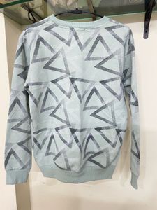Stylish Triangle Print Crewneck Sweatshirt