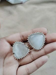 Elegant Cat-Eye Stone Earrings stud
