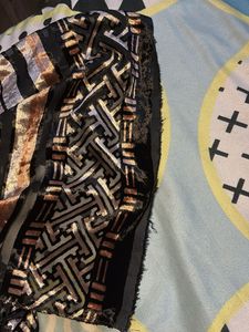 Pure Silk Brasso Dupatta | Designer Embroidered Du