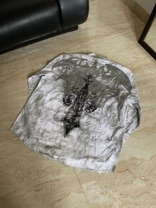 Men's Graphic Print Button-Up Shirt