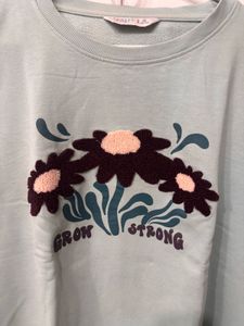 Mint Green Graphic Sweatshirt
