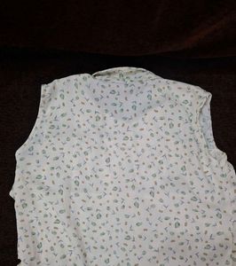 floral cute layered top