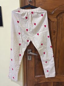 heart embroidered kurta set