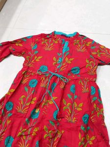 Vibrant Floral Kurta