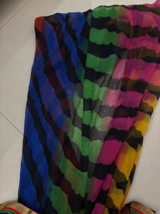 Vibrant Striped dupatta