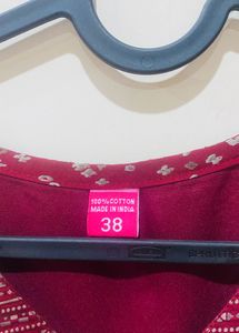 Exquisite Red Ethnic Kurti - A Timeless Classic
