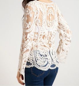 Beautiful Lace Sheer Top