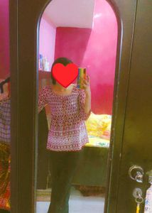 Red top or short kurti