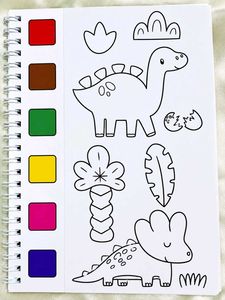 Water Colour Painting: Dinosaur Age