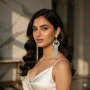 Sparkling Tassel Drop Earrings