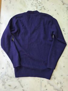 Navy V-Neck Sweater