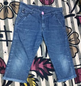 Girls Short Jeans Pant