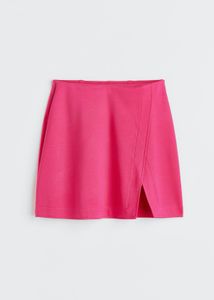 H&M Cerise Mini Skirt with Slit