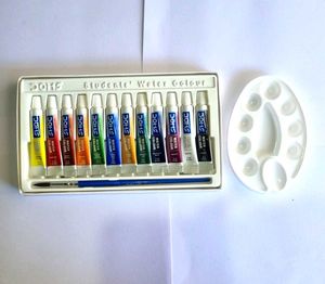Doms Water Colour Tube 12 Shades Pack Of 2 Sets