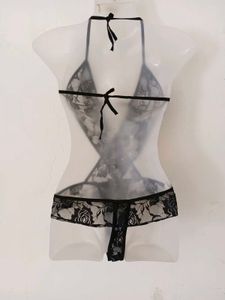 Black Lace Teddy bodysuit